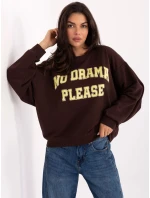 IT BL mikina H2454.50 tmavohnedá IT BL mikina H2454.50 tmavohnedá