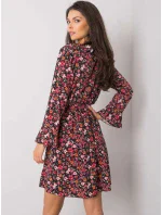 Šaty DHJ SK 13891A.71P čierno-červené