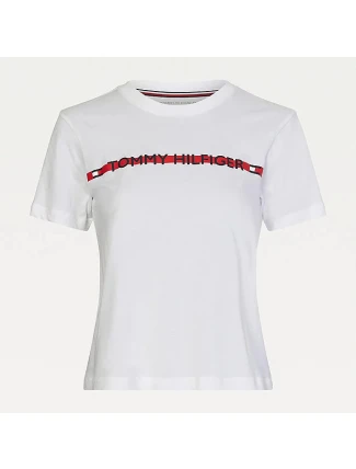 Dámske tričko s krátkym rukávom UW0UW02551-YCD - Tommy Hilfiger Dámske tričko s krátkym rukávom UW0UW02551-YCD - Tommy Hilfiger