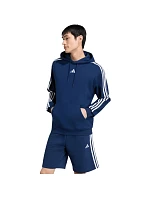 Pánska mikina adidas Essentials 3-Stripes French Terry Hoodie, tmavomodrá, KY4203
