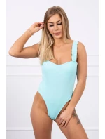 Body bez ramienok v mätovej farbe