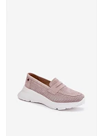 Dámske mokasíny z prírodného semišu na platforme Vinceza Beige Dámske mokasíny z prírodného semišu na platforme Vinceza Beige