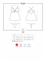 Jemná košieľka 864 - BAB - Obsessive Jemná košieľka 864 - BAB - Obsessive