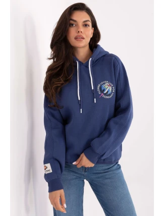 Model mikiny s kapucňou 218207 Podúroveň