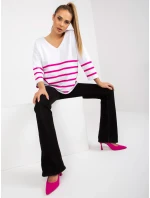 Blúzka RV BZ 8008.63 biela a ružová