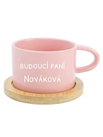 Personalizovaný keramický hrnček „MAKRONKA“ – budúca pani Personalizovaný keramický hrnček „MAKRONKA“ – budúca pani