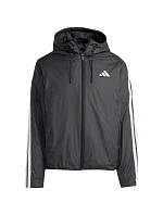 Pánske oblečenie adidas Essentials Climawarm 3-Stripes Insulated Hooded Jacket black JM4042