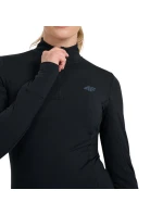 Dámska termo mikina 4F F098 dark black 4FWAW25UBRUF098 20S