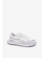 Sneakersy Damskie Big Star RR274A213 HI-POLY SYSTEM Białe
