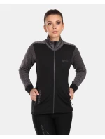Dámska funkčná mikina SIREN-W Black with greyoi - Kilpi Dámska funkčná mikina SIREN-W Black with greyoi - Kilpi