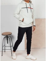 Pánska sivá mikina s potlačou FashionStreet BX5729