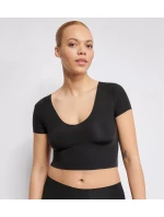 Dámsky top ZERO Feel 2.0 Crop Top - BLACK - black 0004 - SLOGGI