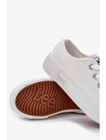 Dziecięce Młodzieżowe Trampki LEE ISLA C LOW JR 50251058 Białe