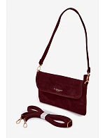 Malá Kabelka Listonoška z Eko Semiše Bordó Lucelle