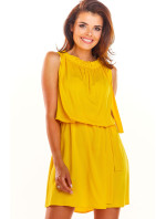 Dámske šaty A284 žltá - Awama