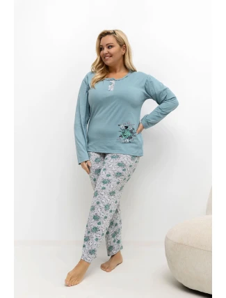 Pohodlné pyžamo pre plnoštíhly model 221190 Forever Pink