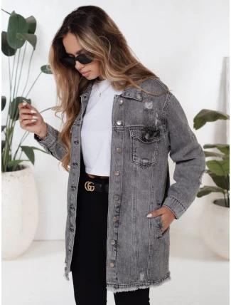 Dámska džínsová bunda XENIA šedá FashionStreet TY5131