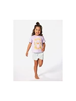 Tričko RIP CURL Rainbow Tropics Art Tee-Girl fialové