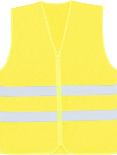 Korntex KXCMZ – Rhodes Hi-Vis sieťovaná bezpečnostná vesta 76.XCMZ, žltá s vysokou viditeľnosťou
