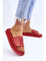 Damskie Klapki Big Star LL274430 Czerwone