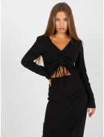 Blúzka D70031F11106A6 čierna