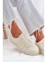Sneakersy Damskie Big Star RR274A243 HI-POLY SYSTEM Beżowe
