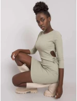 Dámske šaty LK SK 508687.17P pistácie - Lakerta Dámske šaty LK SK 508687.17P pistácie - Lakerta