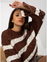 Dámsky sveter EM SW 1018 01.26P hnedý