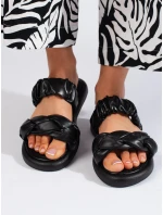 Trendy čierne dámske ponožky na podpätku bez podpätku Trendy čierne dámske ponožky na podpätku bez podpätku