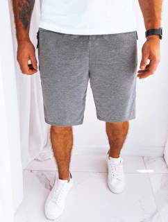Pánske tmavosivé teplákové šortky FashionStreet SX2251