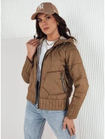 Dámska prechodná bunda FALES hnedá FashionStreet TY4206
