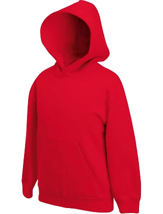 Fruit of the Loom Classic Kids Hooded Sweat Detská mikina s kapucňou 16.2043 červená Fruit of the Loom Classic Kids Hooded Sweat Detská mikina s kapucňou 16.2043 červená