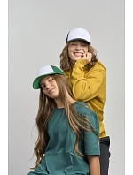 Atlantis Headwear Kid Rapper-S 5-panelová truckerová čiapka 33.0295 biela/čierna Atlantis Headwear Kid Rapper-S 5-panelová truckerová čiapka 33.0295 biela/čierna