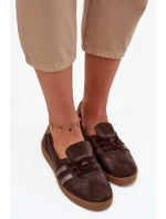 Kožené semišové dámske barefoot topánky Zazoo N1341 chocolate Kožené semišové dámske barefoot topánky Zazoo N1341 chocolate