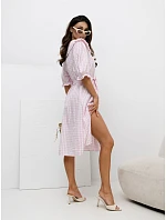 Šaty MI SK 32807 1.17P svetloružové