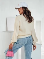 TIELUSH dámsky sveter v malej veľkosti koakrdki beige FashionStreet MY2357 TIELUSH dámsky sveter v malej veľkosti koakrdki beige FashionStreet MY2357