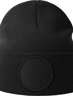 Atlantis Headwear Wind-S Circular Patch Pletená čepice patch 33.0319 černá