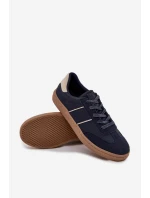 Pánske nízke tenisky Big Star - tmavomodré