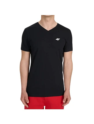 Pánske tričko 4F M3339 deep black 4FWMM00TTSHM3339 20S pánske Pánske tričko 4F M3339 deep black 4FWMM00TTSHM3339 20S pánske