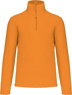 Kariban K 912 Mikrofleecová mikina so zipsom na 1/4 dĺžky „Enzo“ 20.K912 oranžová