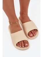 Damskie Klapki 4F 4FMM00FFLIF093A-83S Beżowe