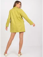 Dámsky kabát DHJ MA 15286 horčicový Dámsky kabát DHJ MA 15286 horčicový