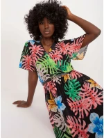 Šaty DHJ SK 13162 3.90 čierna