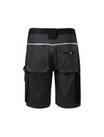 Woody pracovné šortky pánske ebony gray