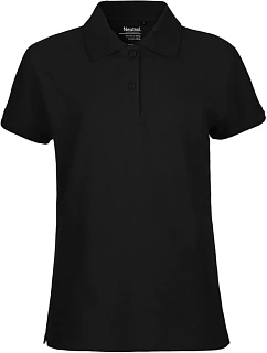 Neutral O 22980 Dámske polo tričko z bio bavlny 77.2280 čierne
