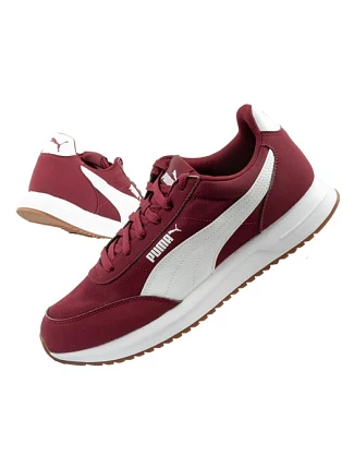 Športová obuv Puma pánske tenisky R78 Lightwind pohodlné módne bordová farba