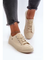 Klasyczne Trampki Damskie Big Star NN274286 Beżowe