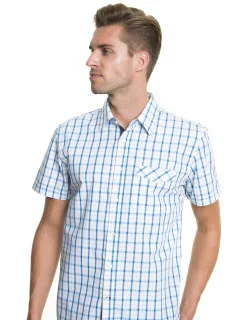 Košeľa s krátkym rukávom Big Star 141658 Blue-422