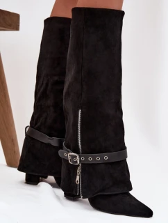 Topánky na podpätku model 217211 Krok vo veľkom štýle