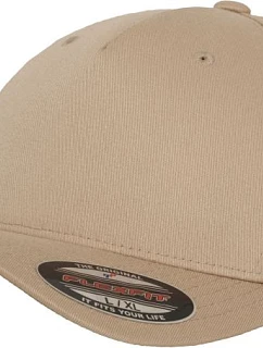 Flexfit 6560 – 5-panelová čiapka Flexfit 55.6560, khaki